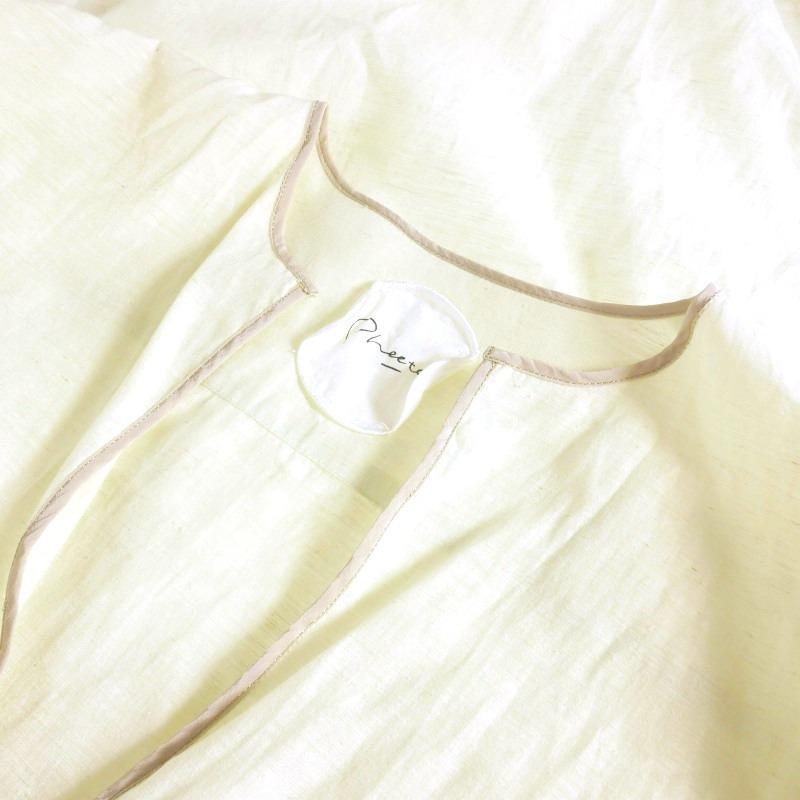 フィータ Pheeta スキッパーパイピングワンピース ドレス 長袖 1