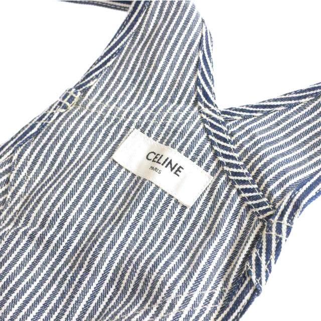 CELINE セリーヌ 20SS ヒッコリー オーバーオール つなぎ 27インディゴ