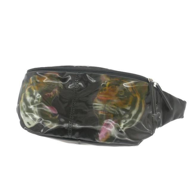 【中古】ダブレット doublet 19SS 3D Tiger Waist Bag タイガー ウエストバッグ 鞄 ブラック 黒 19SS01BG17 メンズ ダブレット doublet 19SS 3D Tiger Waist Bag タイガー ウエストバッグ