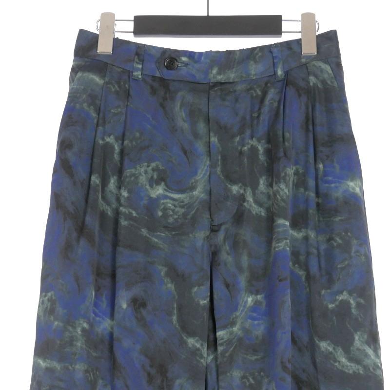 未使用品 ユハ JUHA 25SS ABSTRACT WIDE EASY PANTS ワイド イージー