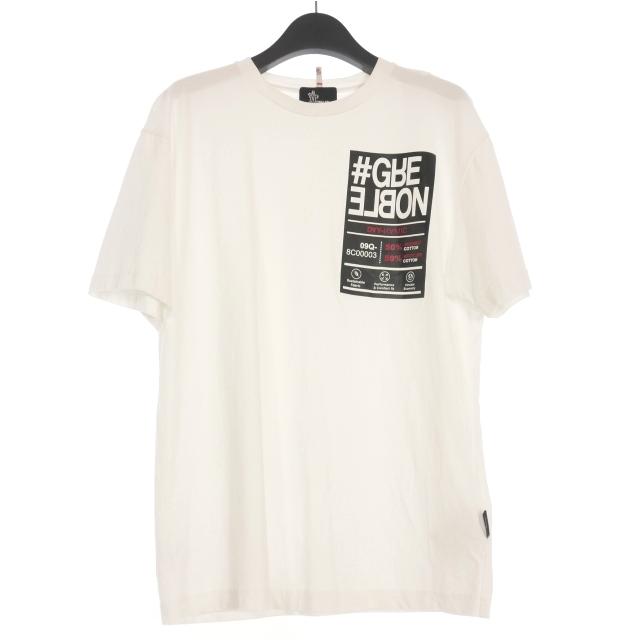 MONCLER グルノーブル　ホワイト　Tシャツ　モンクレール MONCLER モンクレール GRENOBLE 22SS T-SHIRT MANICA CORTA T
