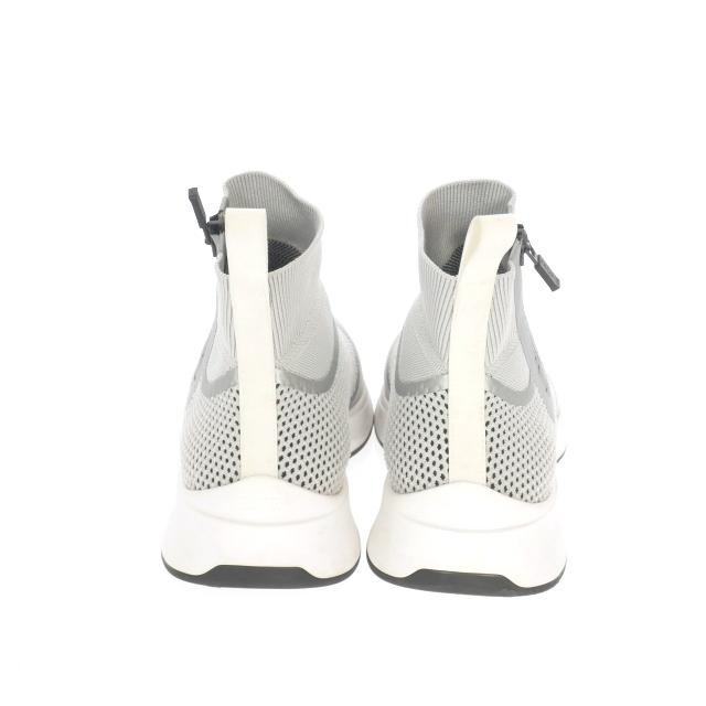ディオール Dior B25 サイドジップ ハイカットニットスニーカー 靴 39