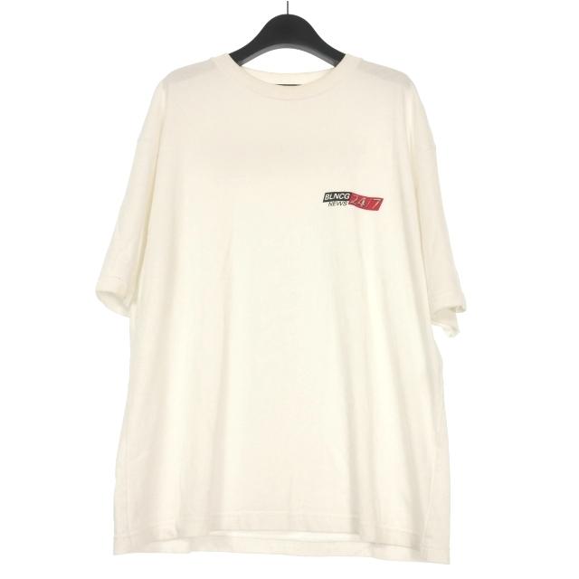 BALENCIAGA（バレンシアガ） BALENCIAGA 20AW News Logo Short Sleeve 