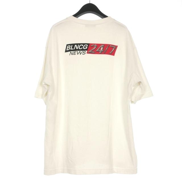 BALENCIAGA（バレンシアガ） BALENCIAGA 20AW News Logo Short Sleeve 