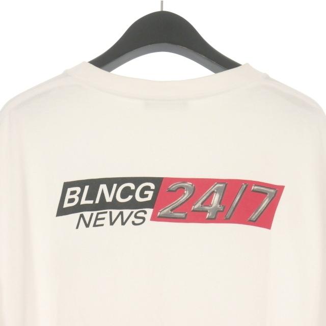BALENCIAGA（バレンシアガ） BALENCIAGA 20AW News Logo Short Sleeve 