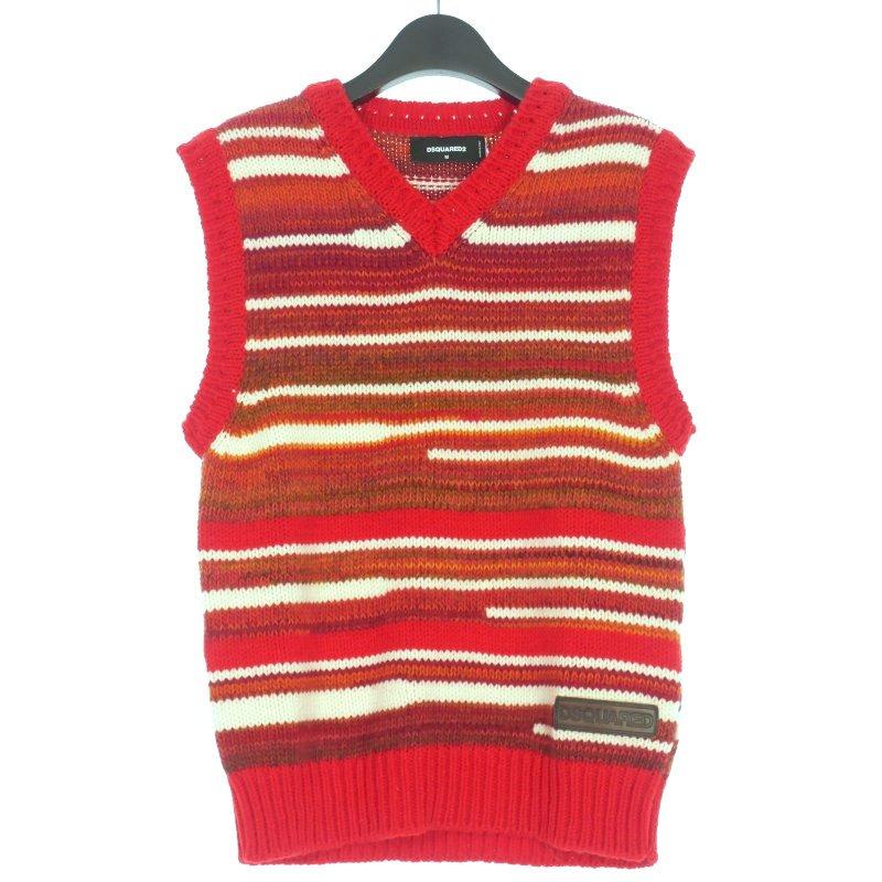 DSQUARED2（ディースクエアード） DSQUARED2 23AW ウール ニットベスト 