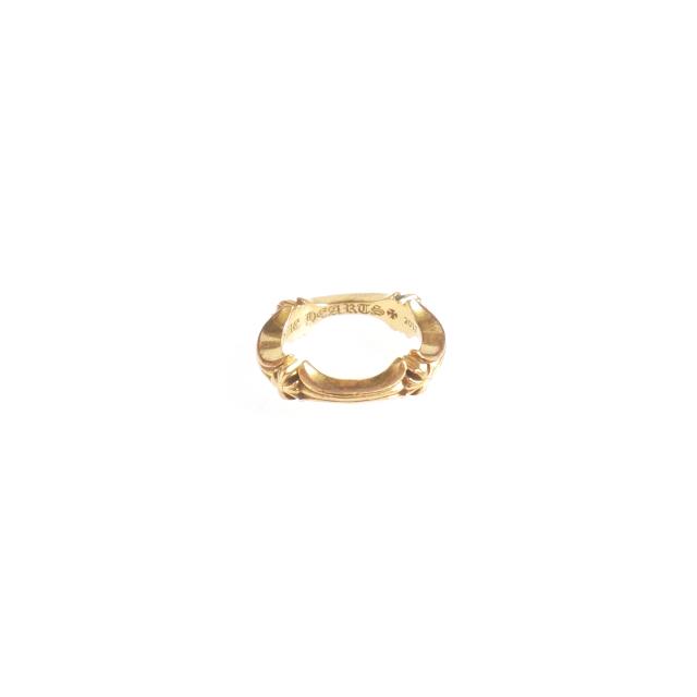 CHROME HEARTS　22K GOLDピンキーリング CHROME HEARTS（クロムハーツ） CHROME HEARTS 22K PLUS AND BONE RING