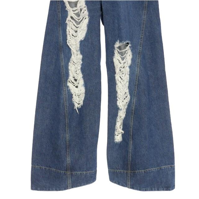 未使用品 ユウキハシモト YUKI HASHIMOTO TWISTED JEANS ダメージ