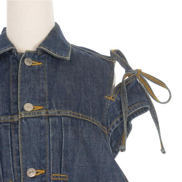 UNITED ARROWS - soduk デニムベスト スドーク soduk ribon denim vest 肩リボン デニムベスト ジレ