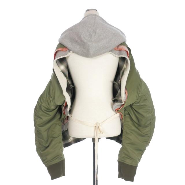 ミハラヤスヒロ MIHARA YASUHIRO 25SS Backless Triple Layered Flight