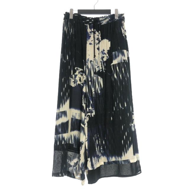 美品✨ Y's ワイズ ヨウジヤマモト アシンメトリー 切替 サルエルパンツ y's ワイズ ヨウジヤマモト☆ワイドアシンメトリパンツ 美品✨ Y's