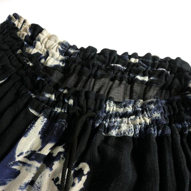 Y's（ワイズ） ヨウジヤマモト 20SS 総柄 アシンメトリー サルエル