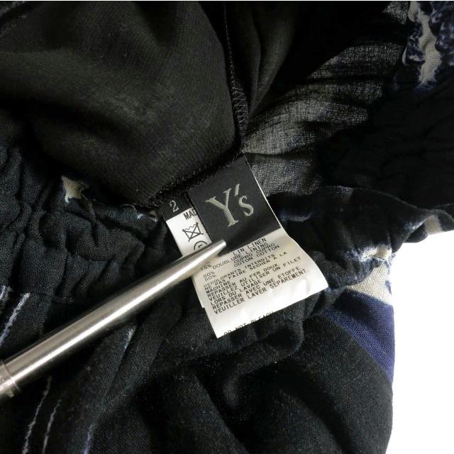 Y’sブラックアシメントリーサルエルパンツ Y'sブラックアシメントリーサルエルパンツ yohji yamamoto - pour