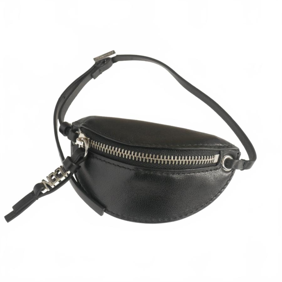 【中古】未使用品 ディースクエアード DSQUARED2 23AW ICON Evening Belt Bag レザー ケース 黒 ブラック DSQUARED2（ディースクエアード） 未使用品 DSQUARED2 23AW ICON