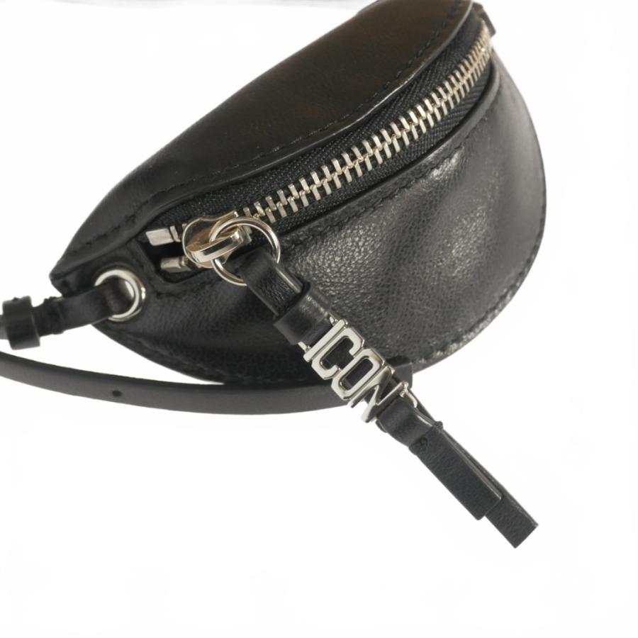 【中古】未使用品 ディースクエアード DSQUARED2 23AW Belt Bags Icon Evening レザー ショルダーバッグ ポーチ 鞄 DSQUARED2（ディースクエアード） 未使用品 DSQUARED2 23AW ICON