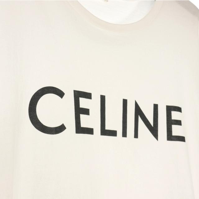CELINE セリーヌ ショートスリーブ ロゴプリント Tシャツ カットソー  