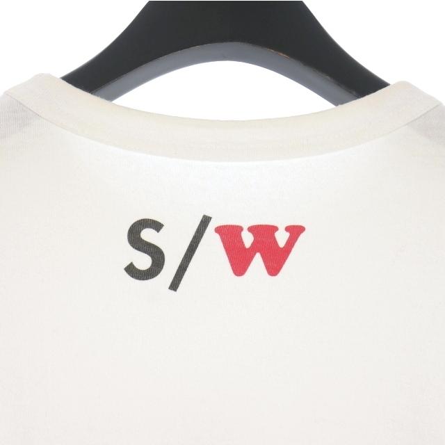 サカイ sacai 19SS S/W サイドジップ ロゴ プリント ショートスリーブ