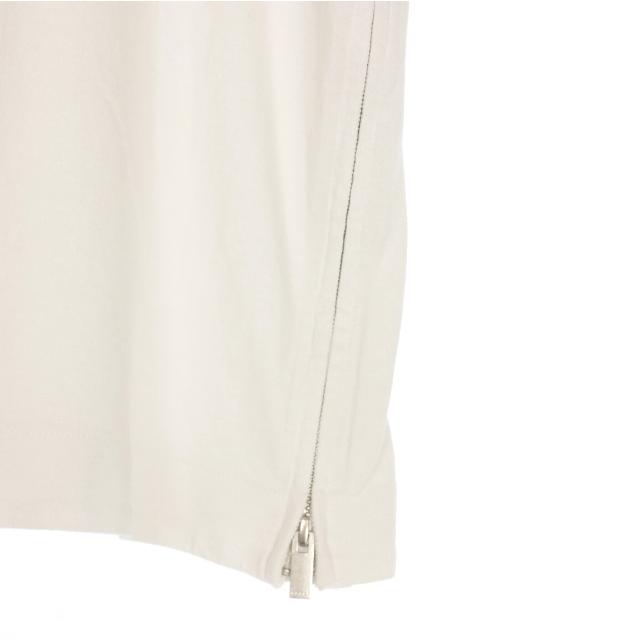サカイ sacai 19SS S/W サイドジップ ロゴ プリント ショートスリーブ