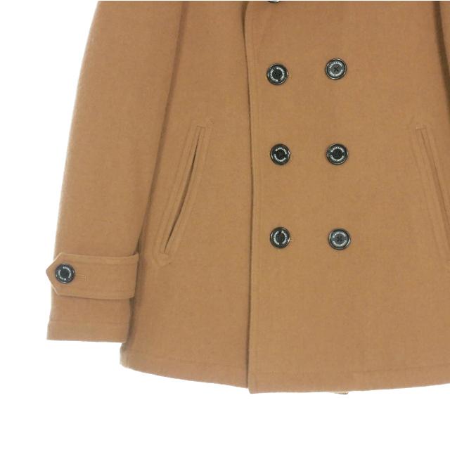 BLUE LABEL CRESTBRIDGE ベージュピーコート 38 ブルーレーベルクレストブリッジ BLUE LABEL CRESTBRIDGE Pコート