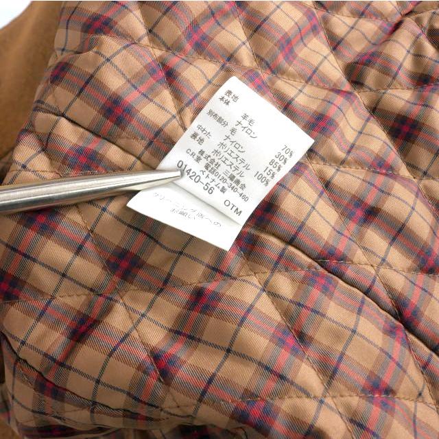 BLUE LABEL CRESTBRIDGE ベージュピーコート 38 ブルーレーベルクレストブリッジ BLUE LABEL CRESTBRIDGE Pコート