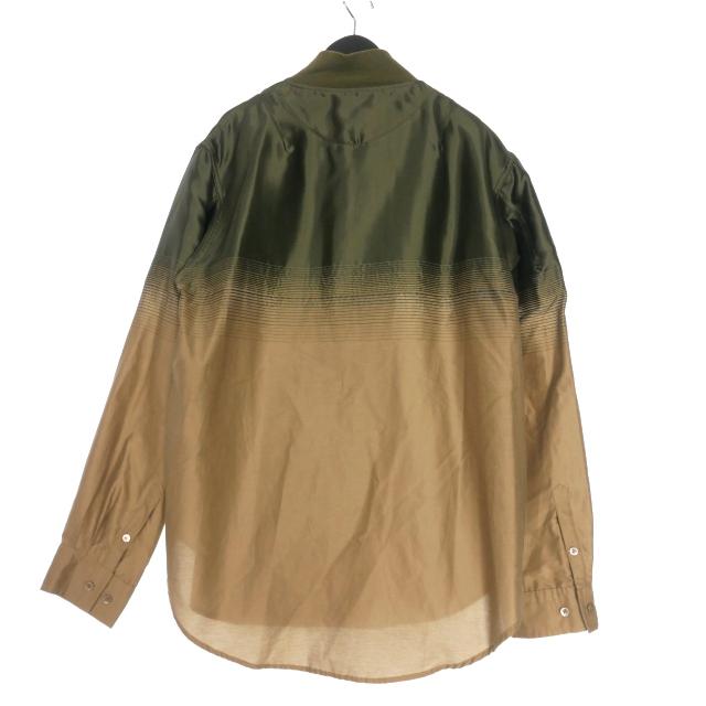 TAAKK / ブルゾン/3/ナイロン/WHT/TA22SS-SH029 ターク TAAKK 22SS BLOUSON SHIRTS MA-1 ブルゾンシャツ 長袖 3 カーキ