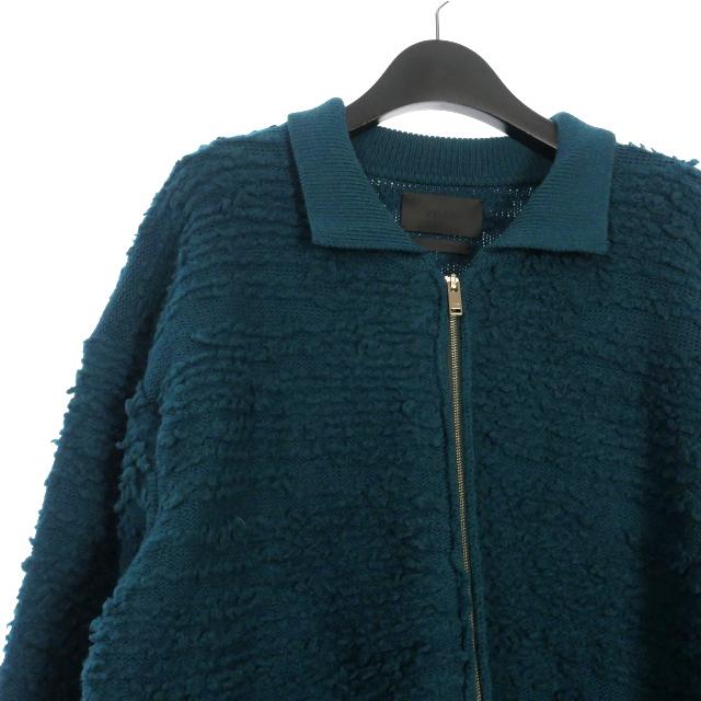 ヨーク YOKE 24AW FRONT ZIP CARDIGAN ニットブルゾン カーディガン