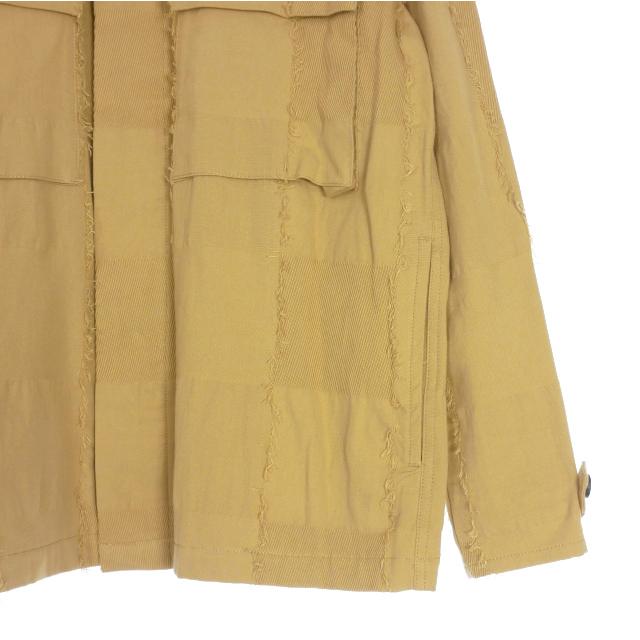 【中古】ヨーク YOKE 24SS BLOCK-JACQUARD UTILITY JACKET ジャケット ブルゾン 長袖 2 ベージュ YK24SS0613B メンズ ヨーク YOKE 24SS BLOCK-JACQUARD UTILITY JACKET ジャケット ブルゾン