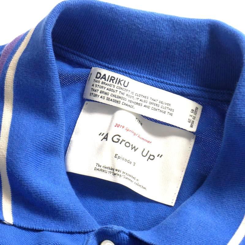 ダイリク DAIRIKU 19SS Night life Polo Shirt ポロシャツ カットソー
