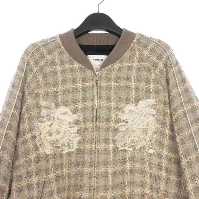 ダブレット doublet 23AW TWEED SOUVENIOR JACKET ツイードジャケット