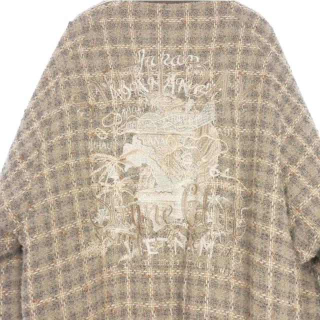 ダブレット doublet 23AW TWEED SOUVENIOR JACKET ツイードジャケット