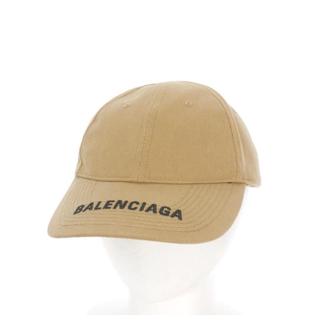 BALENCIAGA バレンシアガ ロゴ刺繍 キャンバス キャップ 帽子 L 59cm 
