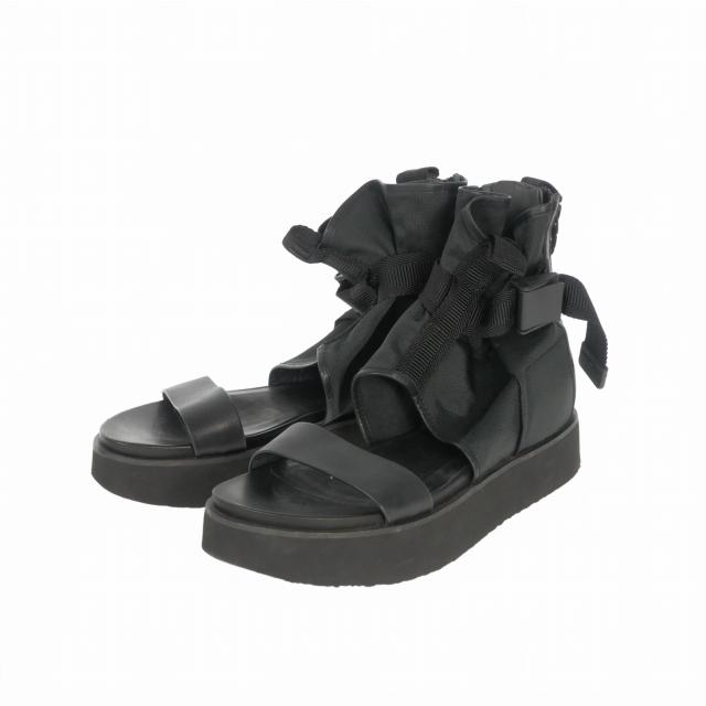 【美品】UNITED NUDE ユナイテッド ヌード サンダル ユナイテッドヌード UNITED NUDE プラットホームサンダル レザー