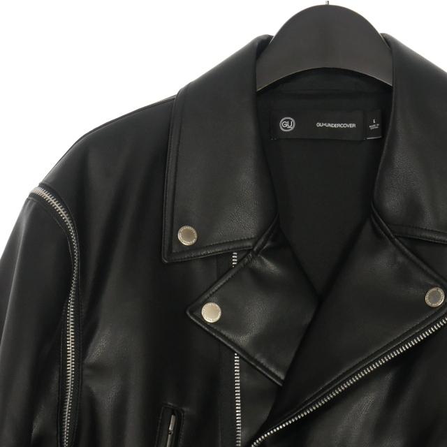 GU UNDERCOVERフェイクレザージャケット GU×アンダーカバー/フェイクレザージャケット/会社員レビュー