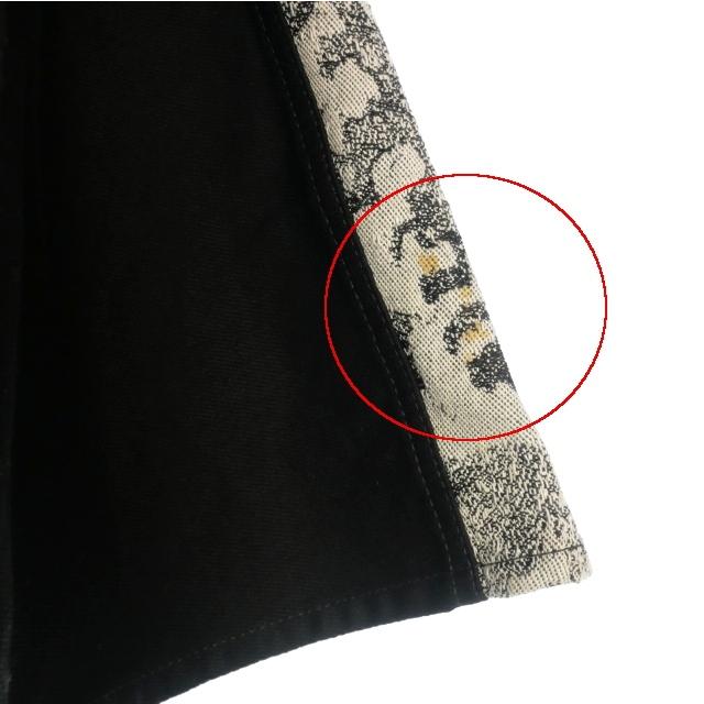 【中古】セリーヌ CELINE 23SS バハセーター ローウォッシュ ジャカードデニム プルオーバー パーカー M 黒 白 CELINE（セリーヌ） CELINE 23SS バハセーター ローウォッシュ ジャ