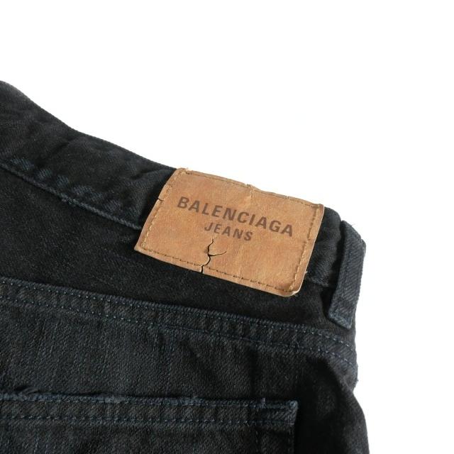 BALENCIAGA ダブルニーデニムパンツ BALENCIAGA（バレンシアガ） ダブルニーワイドデニムパンツ バギー