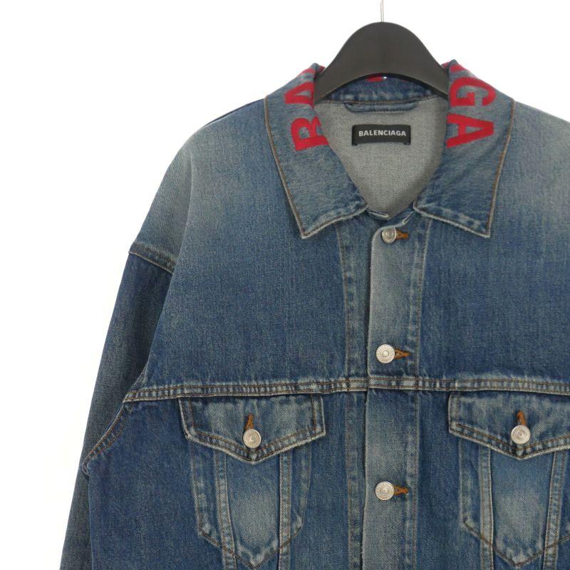 BALENCIAGA（バレンシアガ） BALENCIAGA 20SS ネックロゴ 刺繍 デニム