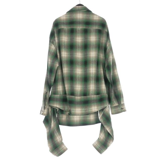 ミハラヤスヒロ MIHARA YASUHIRO 25SS Hem Layer Checkered Shirt