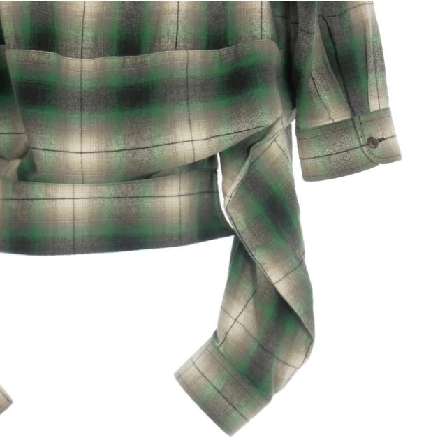 ミハラヤスヒロ MIHARA YASUHIRO 25SS Hem Layer Checkered Shirt