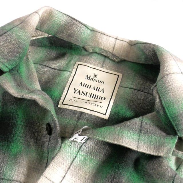 ミハラヤスヒロ MIHARA YASUHIRO 25SS Hem Layer Checkered