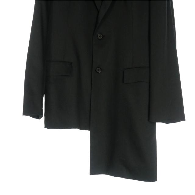 Y'S ヨウジヤマモト 21AW アシンメトリー変形ジャケット ブラック 3011007819967056_01_9722w.jpeg