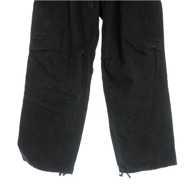 コモリ COMOLI ブラックドリル 6Pパンツ ドローコードパンツ 2
