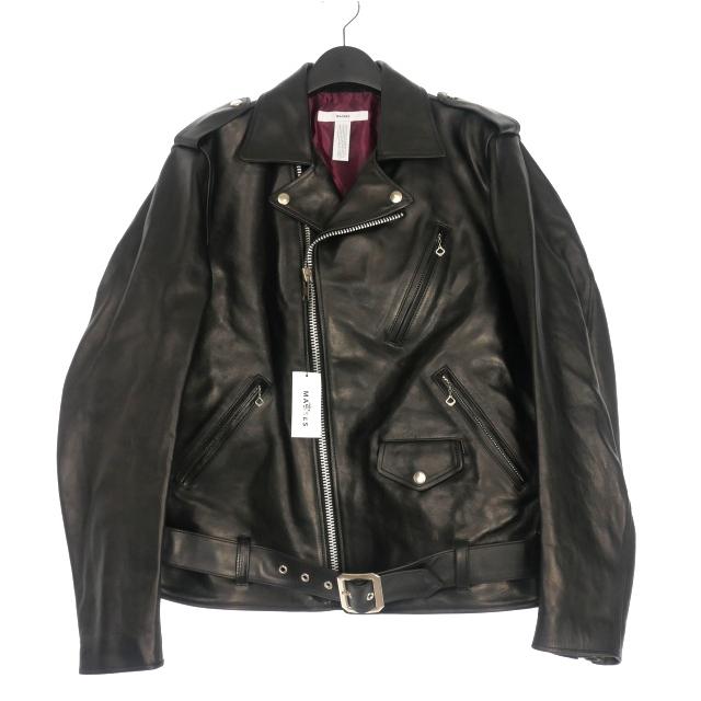 未使用品 マシス MASSES LEATHER JKT VINTAGE W ホースレザーダブル