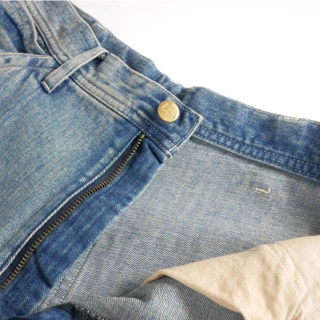 【中古】未使用品 ビューティフルピープル beautiful people Lee double-end denim riders-painter pants bleach 未使用品 ビューティフルピープル beautiful people Lee double-end