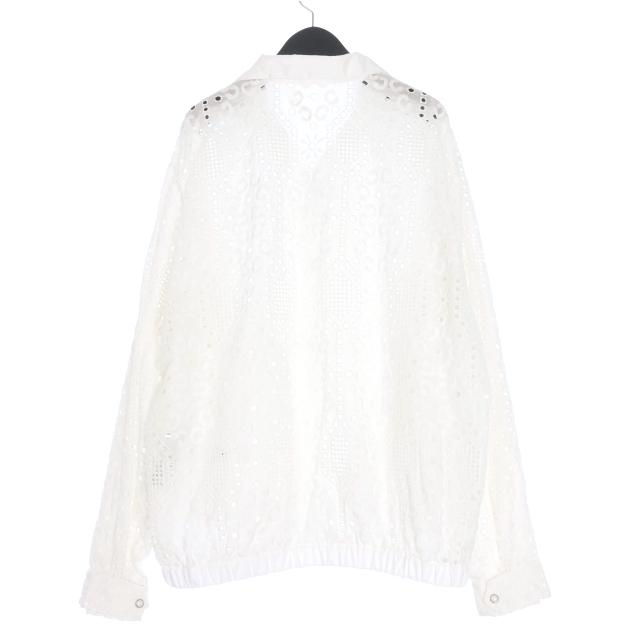 トーガ TOGA VIRILIS 24SS コットン レースシャツジャケット ブルゾン