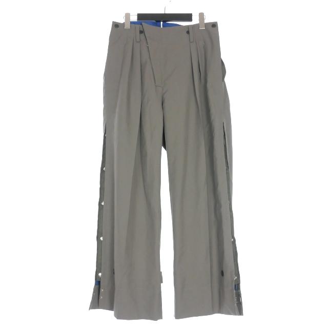 Tamme タム　パンツ　グレー　ワイド タム Tamme 23AW SERGE VINCENT OVER SLACKS ワイドスラックス パンツ