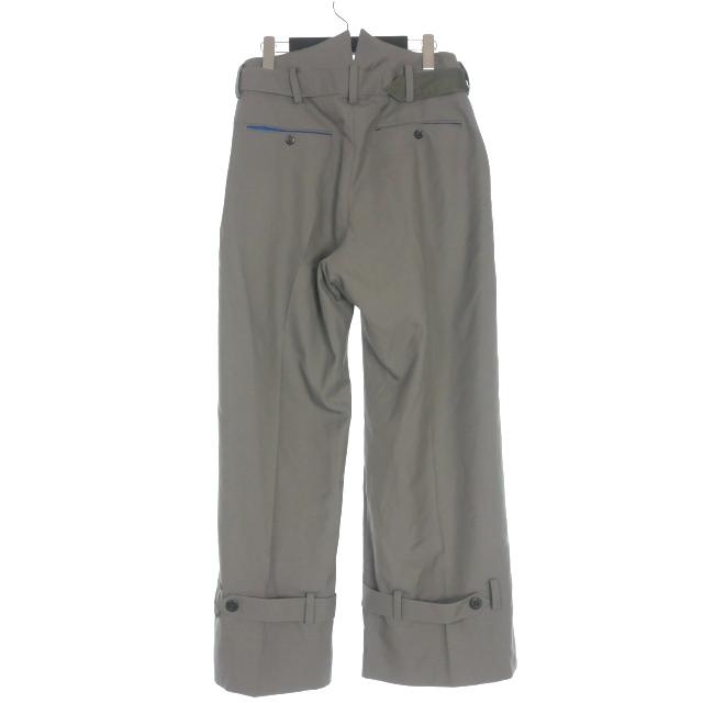 Tamme タム　パンツ　グレー　ワイド タム Tamme 23AW SERGE VINCENT OVER SLACKS ワイドスラックス パンツ