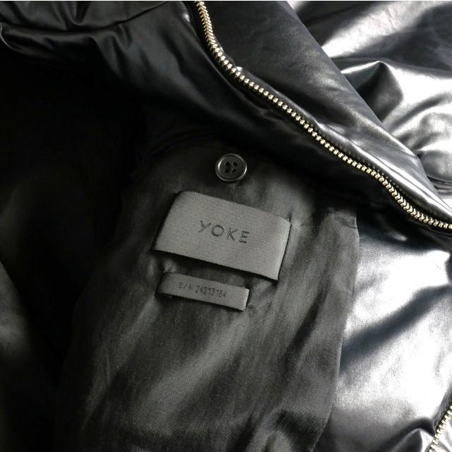 未使用品 ヨーク YOKE 24AW LEATHER-LIKE PUFFER BLOUSON レザーライク