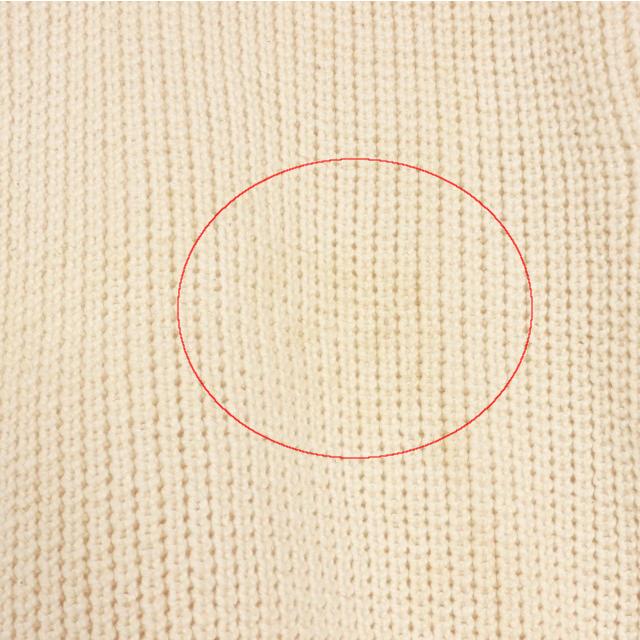 【中古】トリココムデギャルソン tricot COMME des GARCONS 90s Vネック ローゲージニットベスト セーター アイボリー トリココムデギャルソン tricot COMME des GARCONS 90s Vネック