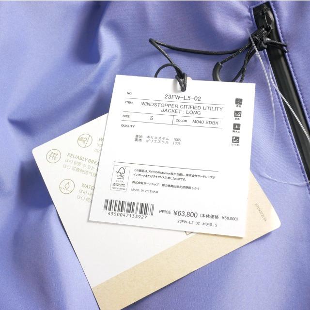 未使用品 マーモットキャピタル MARMOT CAPITAL 23AW ウインド