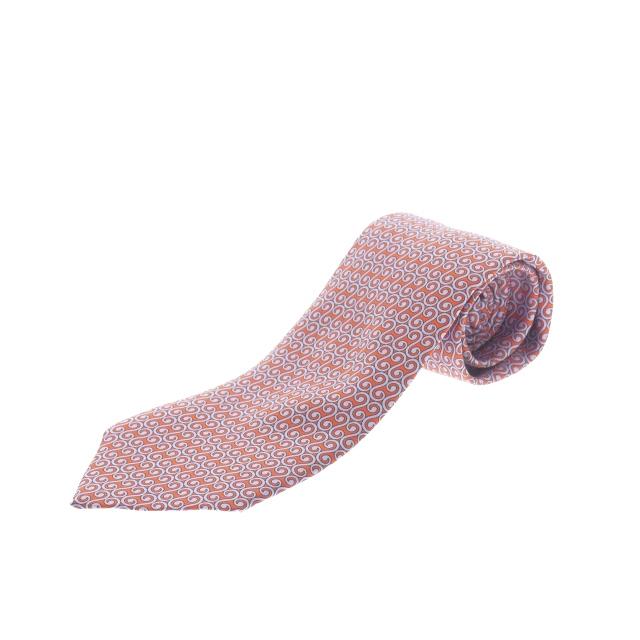 HERMES（エルメス） レギュラータイ シルクネクタイ S柄 渦巻き